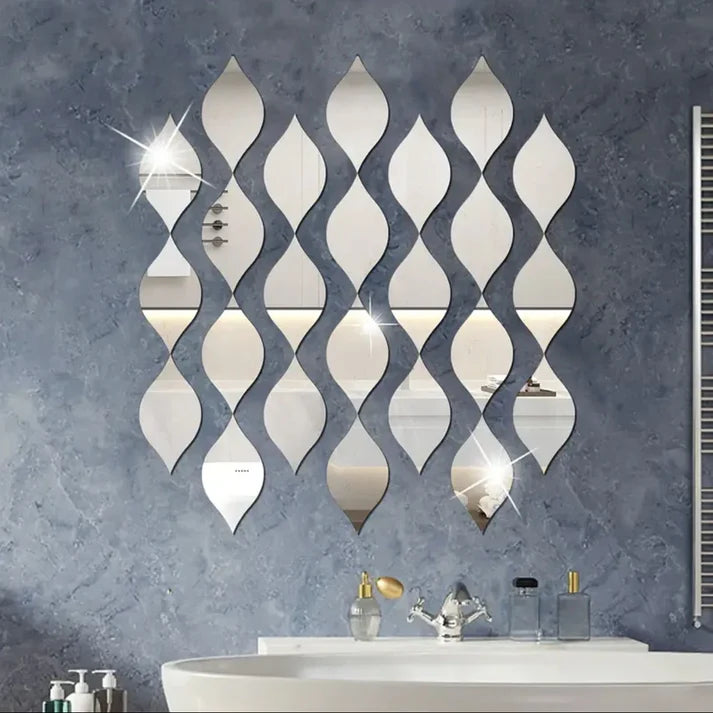 12 Pcs Acrylic Wall Decals For Modern Home Decor