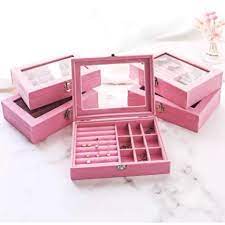 Glass Lid Jewelry Organizer
