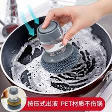 Gray Multi-Surface Scrub Brush