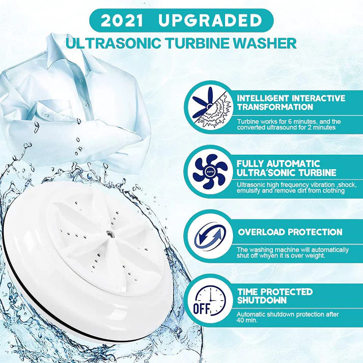 Personal Mini Ultrasonic Cleaner