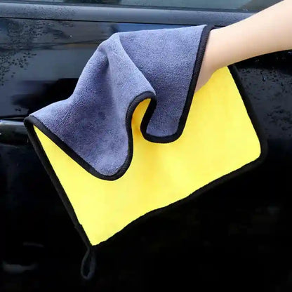 1 Pcs Yellow Wipe Microfiber Cleaning Cloth