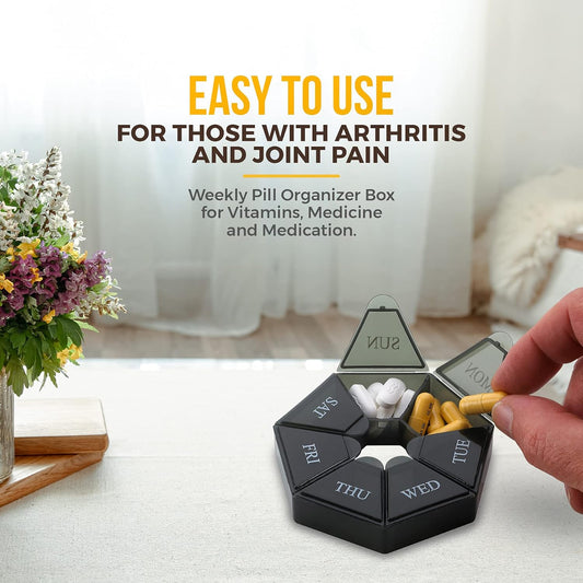 7-Section Medicine Organizer