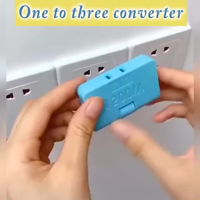 3-in-1 Rotatable Socket Converter