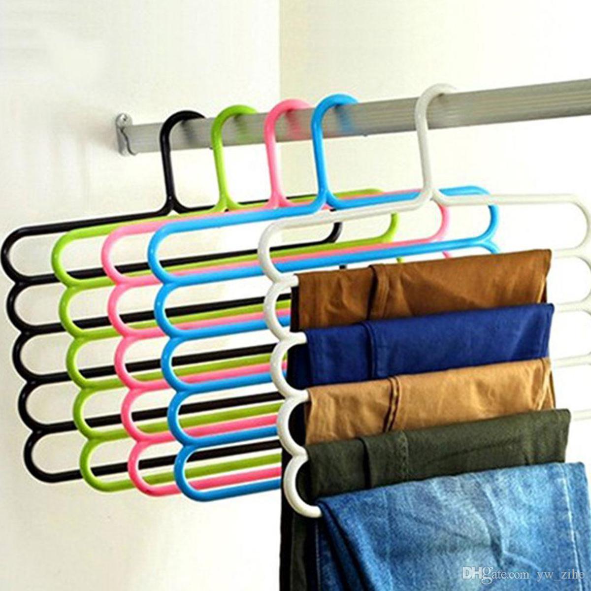 5-Layer Multifunctional Clothes Hanger (1 PC)