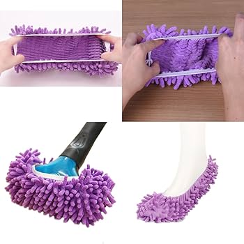 1 Piece Microfiber Wearable Mop Slipper
