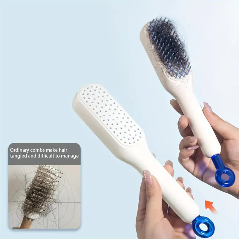 Self Cleaning Multi-functional hair brush