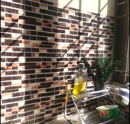 Rustic Style Tile Decals – 24 PCS | Removable & Splash-Proof (7X4.5 Inch)