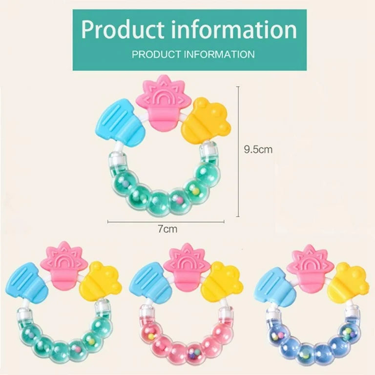 1 Pcs Round  Chewable Teether