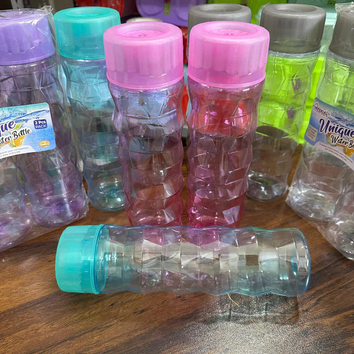 2Pcs Unique Travel-Ready Hydration Bottles