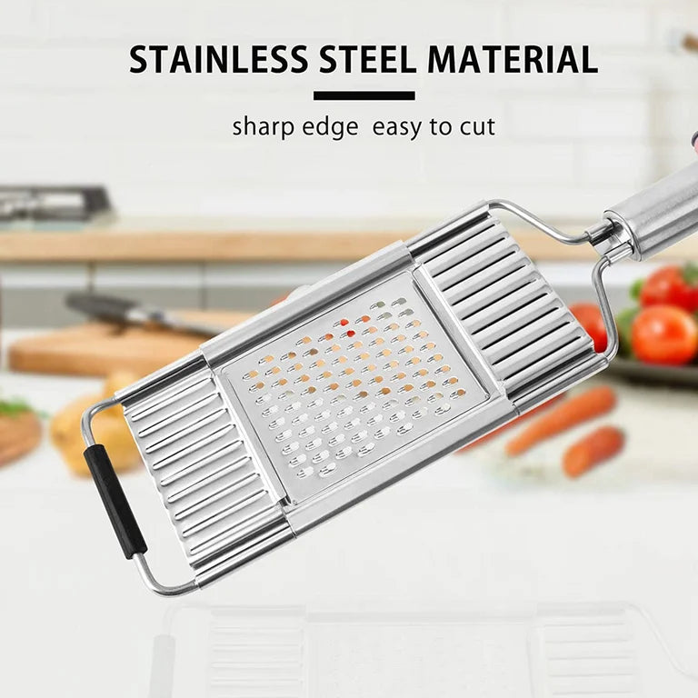 Stainless Steel 4 in 1 Multi-Purpose Vegetable Slicer