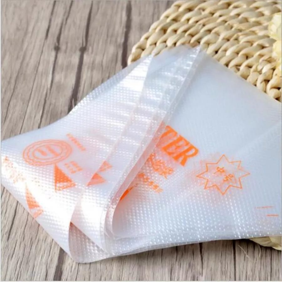 25 Pcs Disposable Pastry Bags with Nozzles