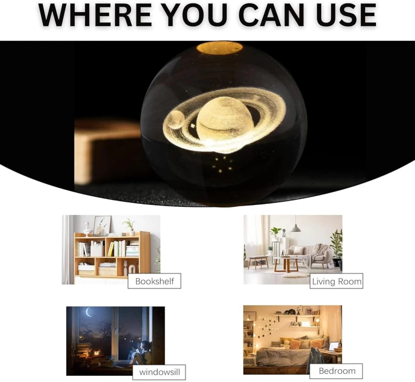 Galactic Jupiter Globe Lamp