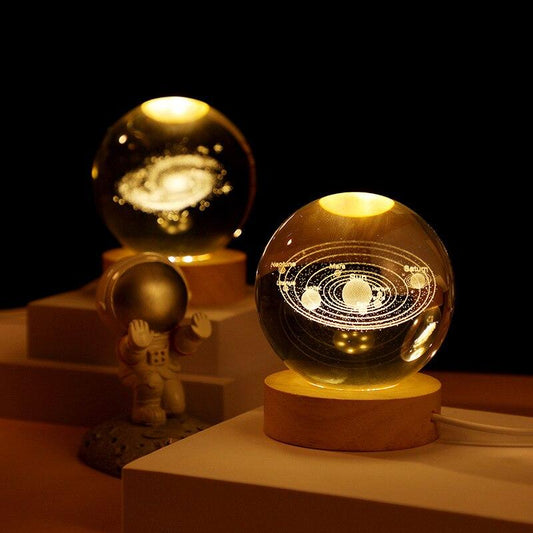 Universe Crystal Globe Lamp