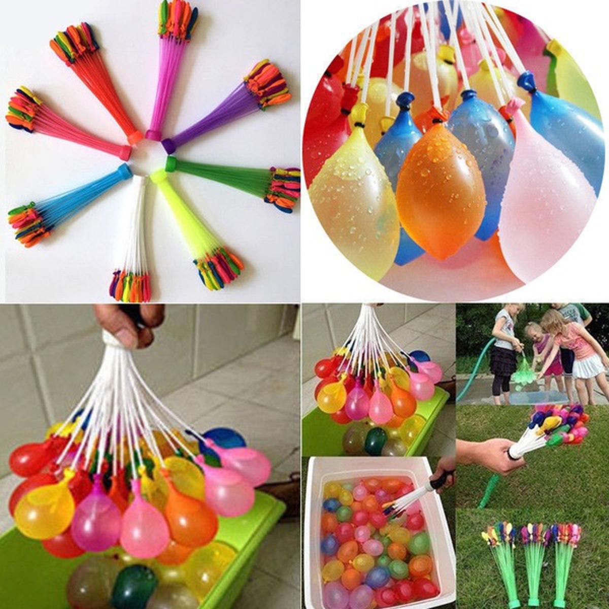 37-Pack Automatic Self-Tying Water Balloons