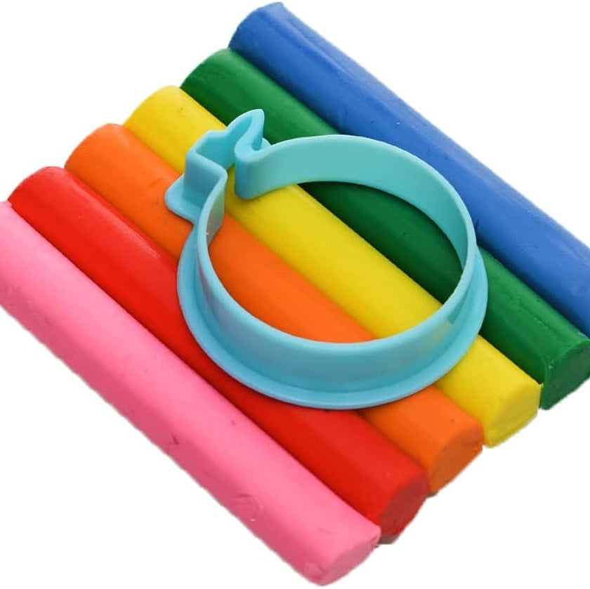 6-Pack Colored Clay with Shapes