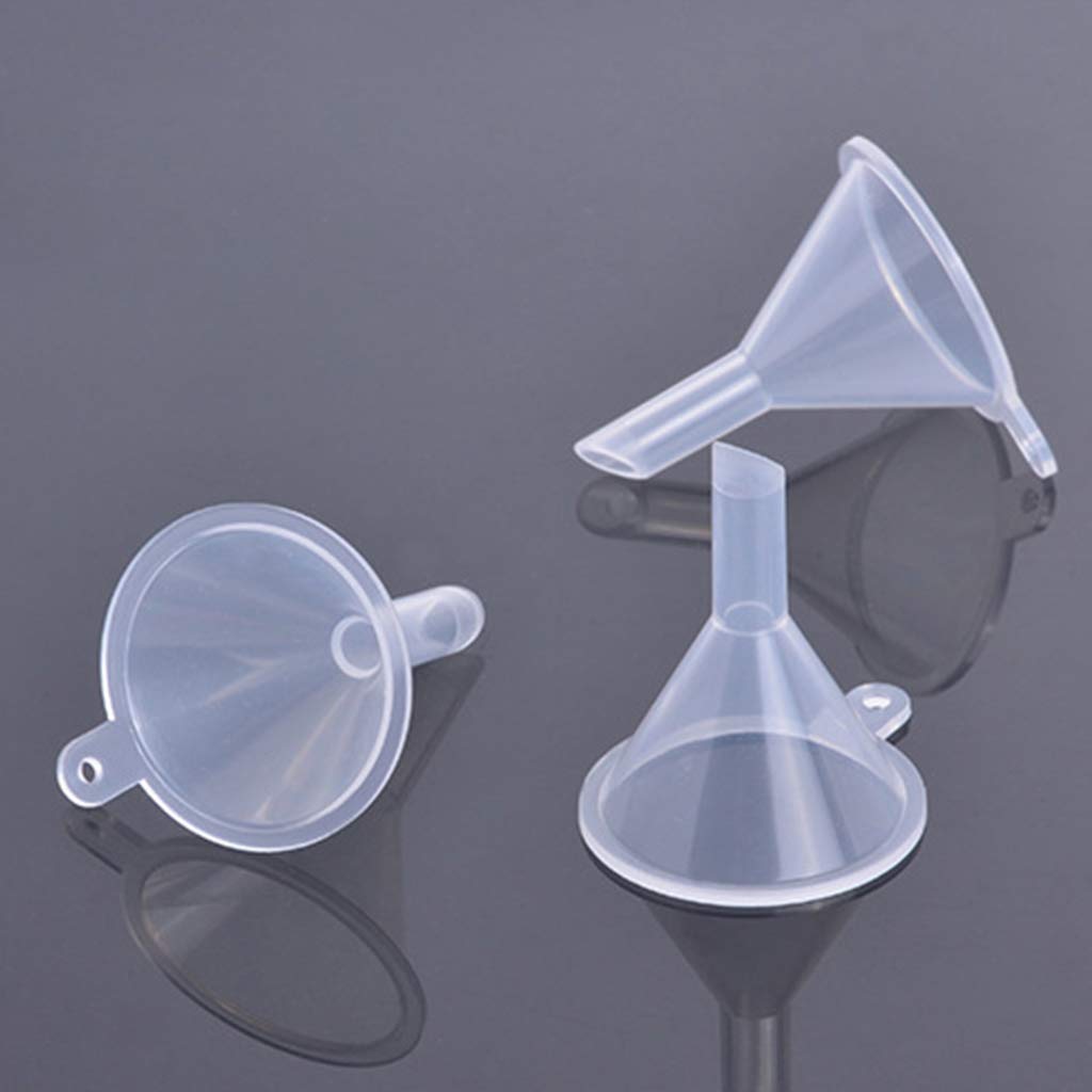 3 Pcs Transparent Mini Plastic funnel