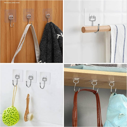 5 Pcs Damage-Free Wall Mount Hooks