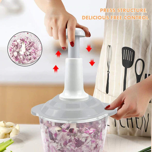 Push Chopper With 9 Functions