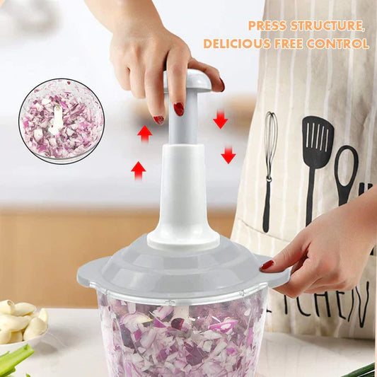 Push Chopper With 9 Functions