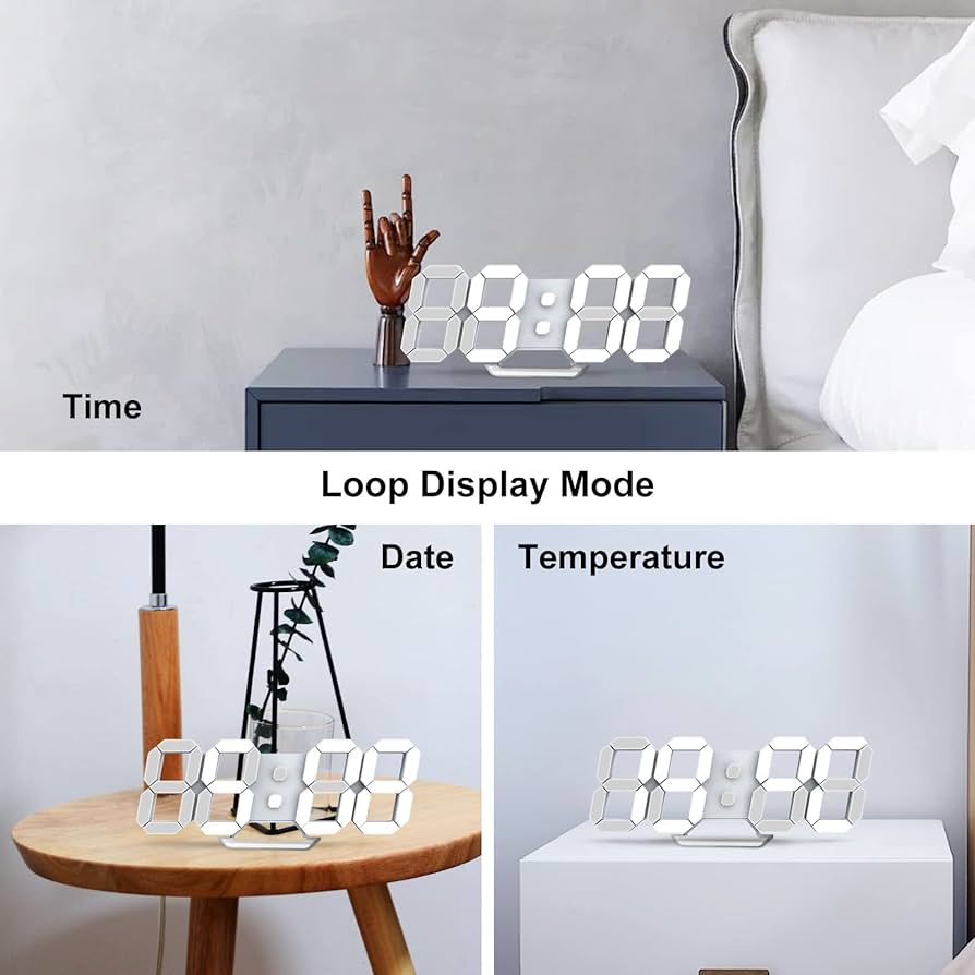 Modern LED Time Hub