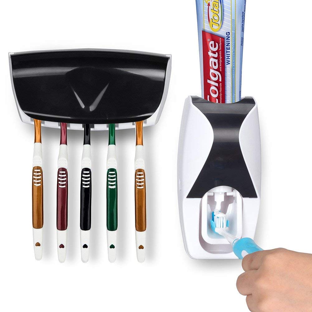 Toothpaste Push Black Dispenser