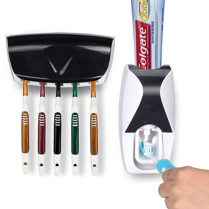 Toothpaste Push Black Dispenser