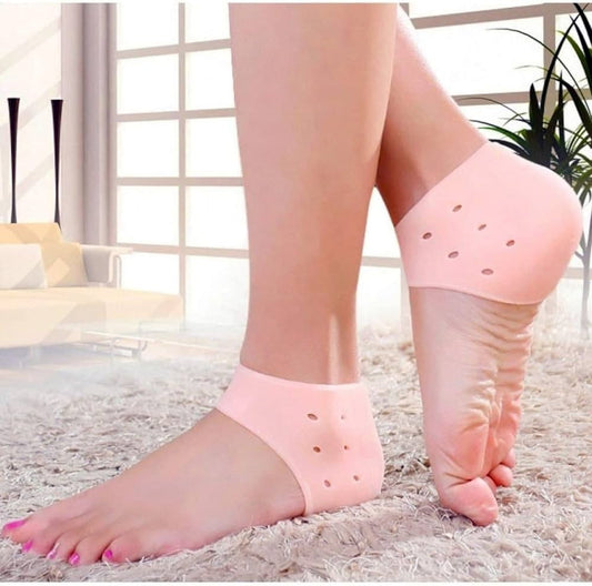 1 Pair Gel Heel Moisture Socks