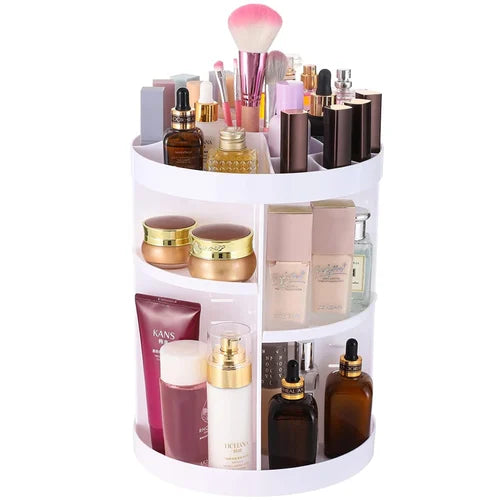 Rotating  Multi-Function Cosmetic Box