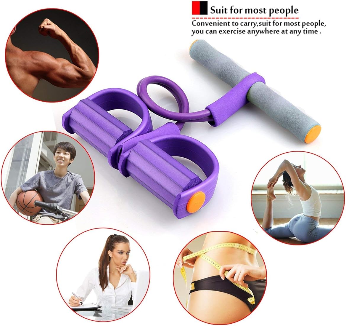 Pedal Resistance Band Slimming Body Shaper Tummy Trimmer