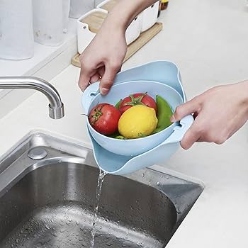 Multi-functional Double Layer Drain Basket