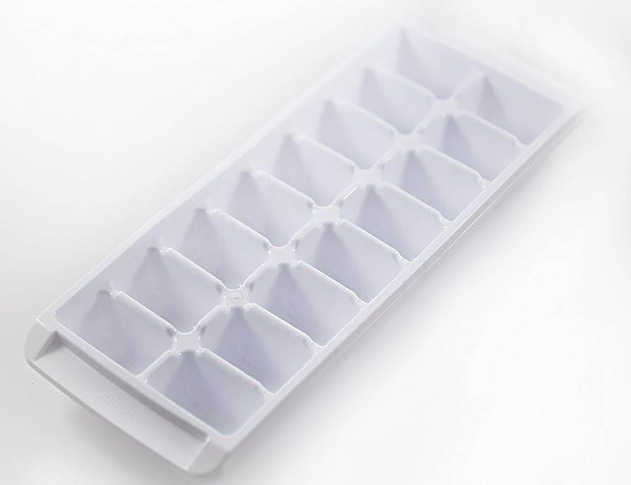 2pcs Easy Release White Ice Cube Tray(16 cubes)