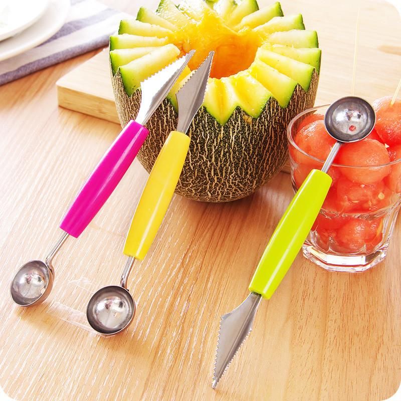 2-in-1 Fruit Carving Tool & Scoop