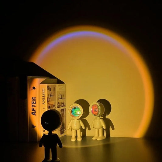 360° Sunset Glow Lamp – Astronaut Edition (Rechargeable)