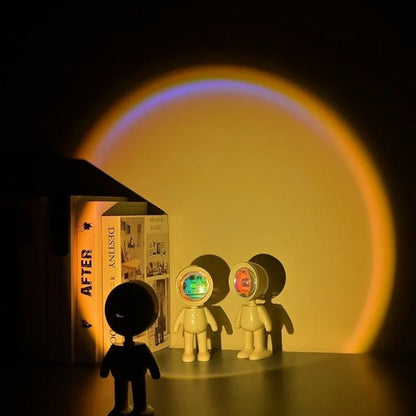 360° Sunset Glow Lamp – Astronaut Edition (Rechargeable)