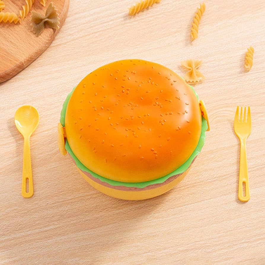 Burger Shape Lunch Box