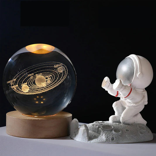 Universe Crystal Globe Lamp