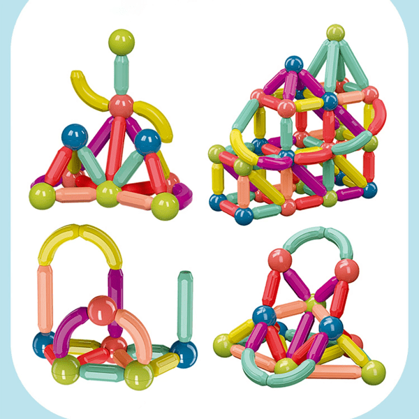 25-Piece Magnetic Building Sticks Set for Creative Play