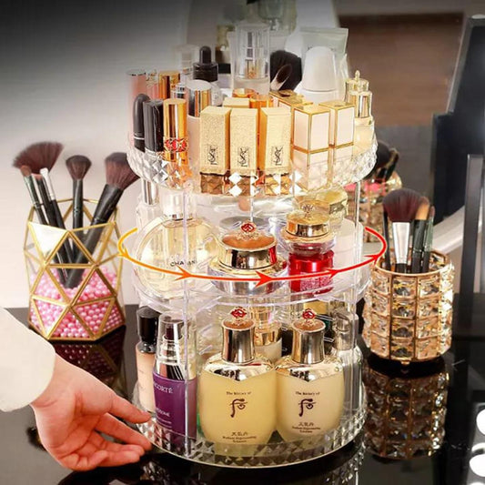 Multi-Layer Transparent Makeup Box