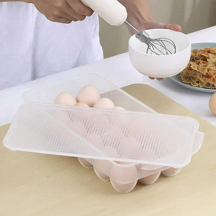 15 Grid Egg Storage Container With Lid