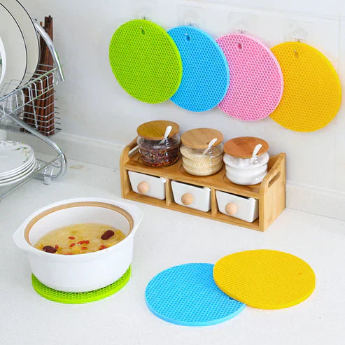 Silicone Hot Pad and Drink Coasters with Heat Resistance