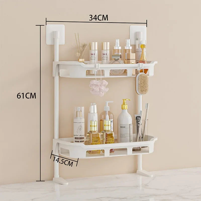 Double-Tier Wall-Mounted Rack