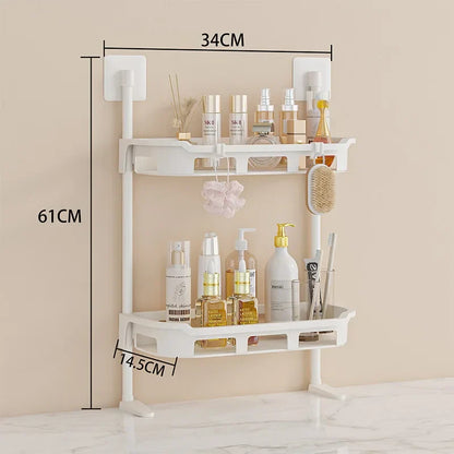 Double-Tier Wall-Mounted Rack