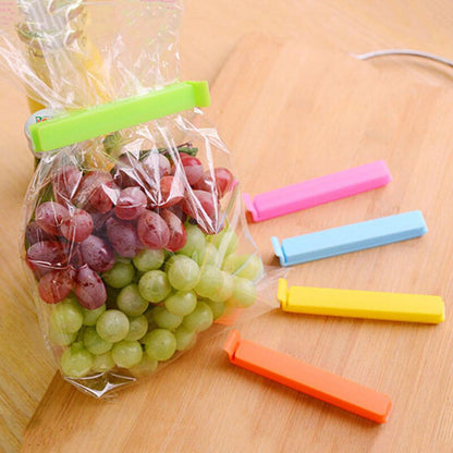 12Pcs Plastic Sealing Clips For Snack Bags