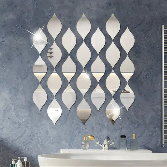 12 Pcs Acrylic Wall Decals For Modern Home Decor