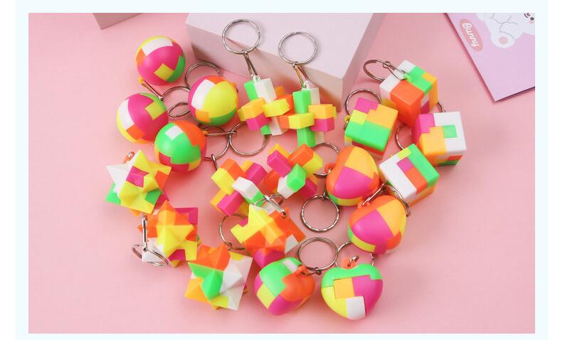 3 Pcs Mini Plastic Assembling Ball Puzzle