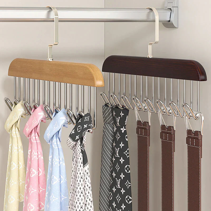 Wooden Multi-Hook Hanger (1 PC)