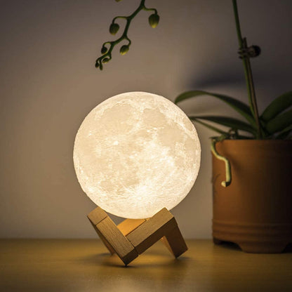 Realistic 3D Moon LED Light