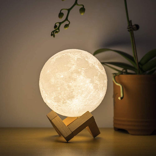 Realistic 3D Moon LED Light