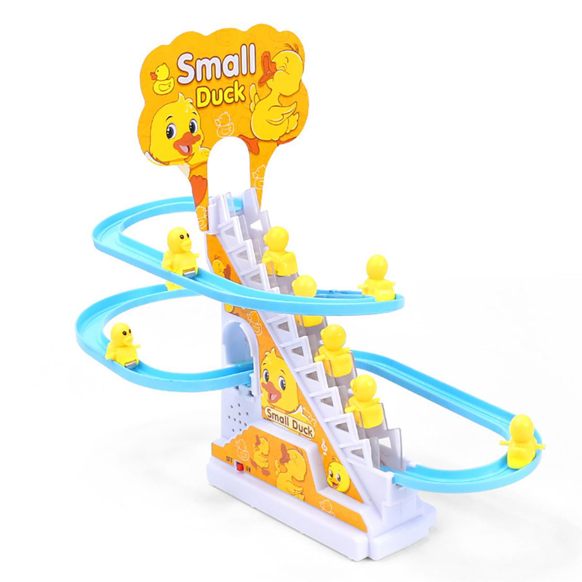 Ducks Roller Coaster Toy with Flashing LED Lights and Music