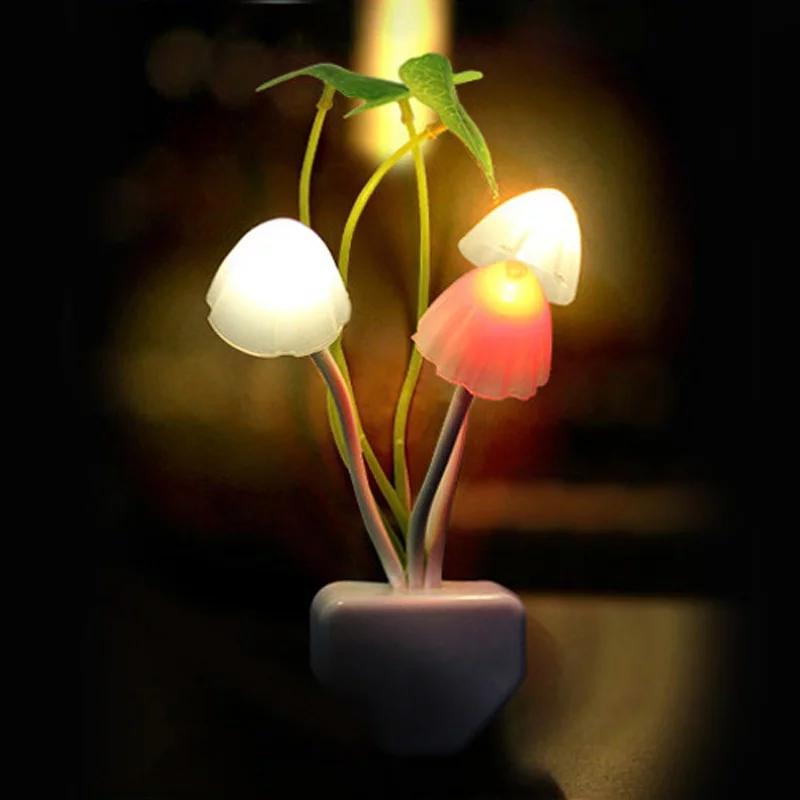 2-Pack Mushroom LED Night Lamps